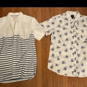 Two short sleeve shirts